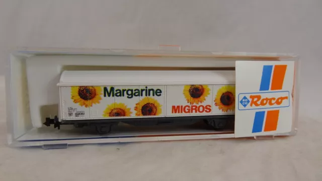 Roco 25172 Wagon Margarine Migros Cff / Echelle N 1/160