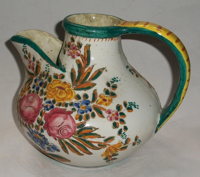 Vasetto In Miniatura Con Brocca E Fiori Per Casa Delle Bambole – Scala 1:12