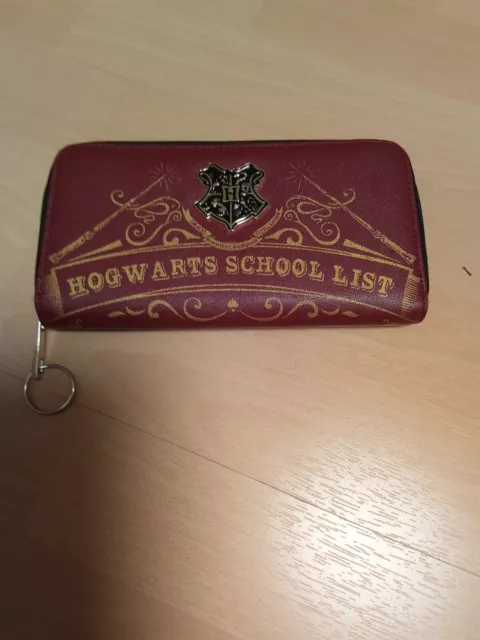 Harry Potter Portemonnaie Geldbörse Hogwarts School List NEUWERTIG