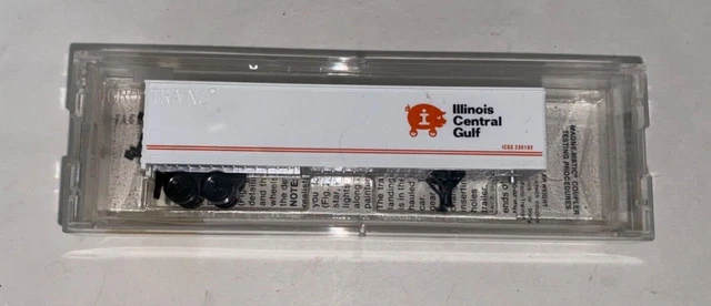 MICRO TRAINS N SCALE TRAIN 67090 Trailer ILLINOIS CENTRAL GULF AA N14 PN