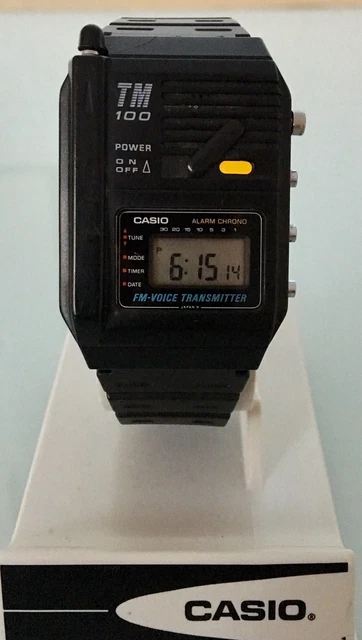 Tm 100 Transmitter Watch Casio Fm Radio Watch RELOJ CASIO TM-100