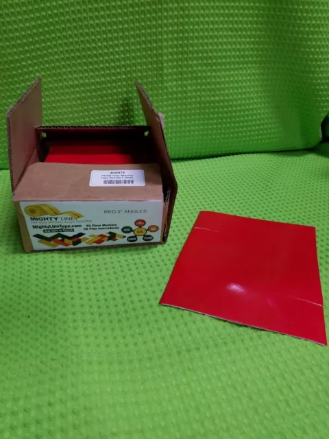 Bande de marquage de sol en vinyle MIGHTY LINE angle 2 pouces avec rouge PK100 PÊCHEUR