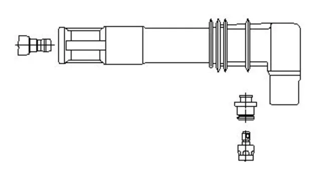 Stecker Zündkerze BREMI 13309A5 für LUPO BORA SKODA SEAT AUDI VW GOLF CADDY POLO