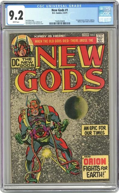 New Gods #1 CGC 9.2 1971 1568535009 1st app. Orion