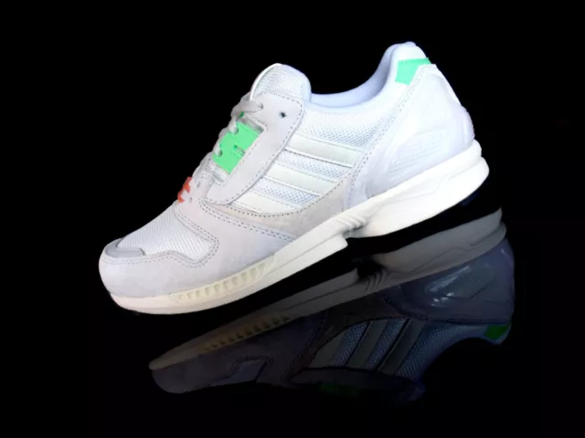 ADIDAS ZX 8000 W Torsion Damen Sneaker weiß/crem-beige/coral-orange Gr.36,5 2/3