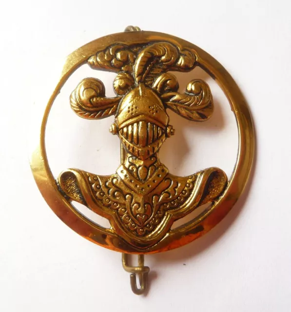 insigne militaire de béret CAVALERIE BLINDEE  Bichet