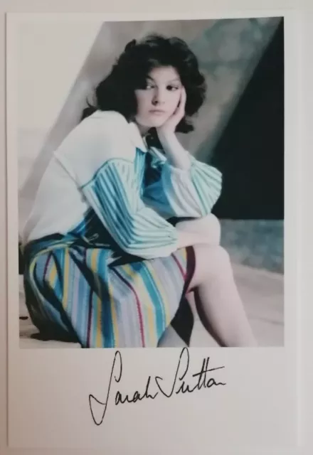 PRINT - Doctor Who Companion Sarah Sutton 6"X4" Autograph Reprint Photo Print