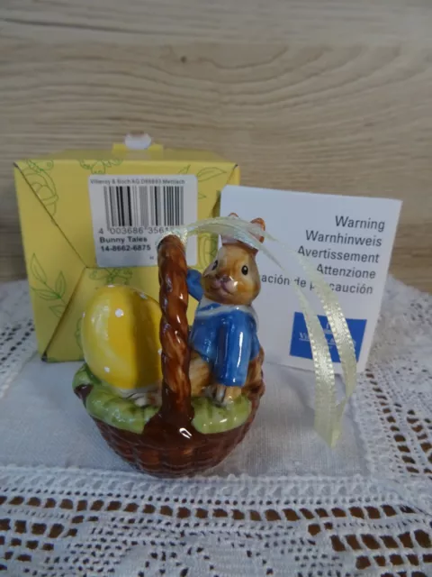🐣 Villeroy & Boch Max Hase Junge Bunny Tales Ornament Hänger Ostern V&B Deko 🐣