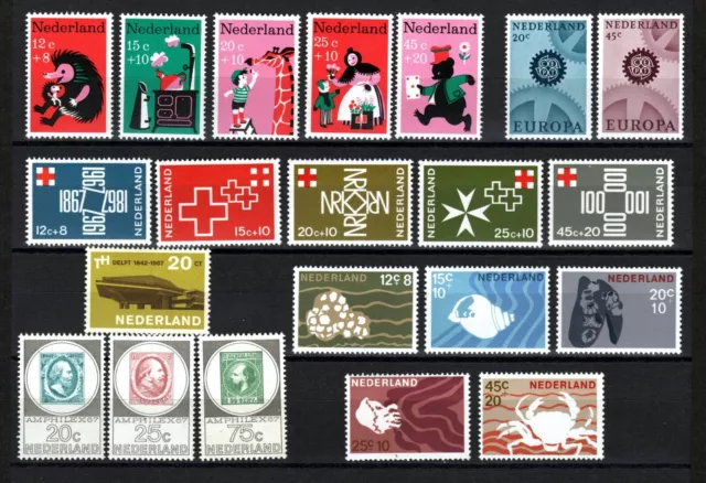 Briefmarken Lot Niederlande 1967  Postfrisch.