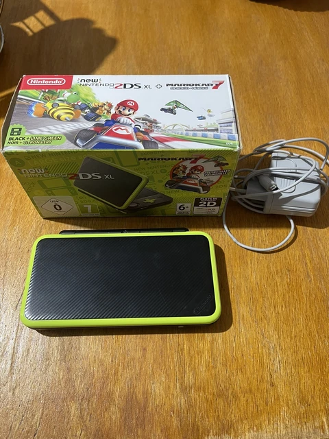 New Nintendo 2DS - Noir/Citron Vert Console, Boite Et Notice