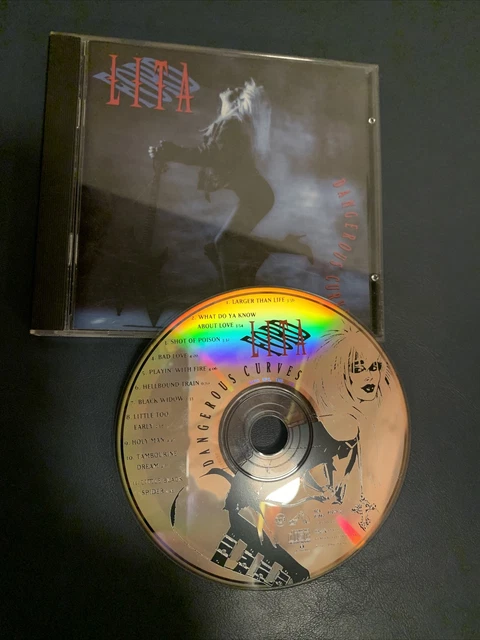 Dangerous Curves by Lita Ford (CD, 1991, RCA)hard Rock-Metal-VG+~OOP Original