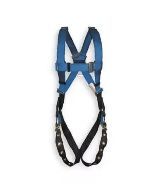 3M Protecta Ab17550 Full Body Harness, Vest Style, Xl, Polyester, Blue