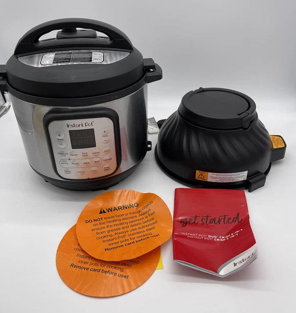 INSTANT POT 6 Quart Crisp MultiCooker + Air Fryer, 9in1 Pressure