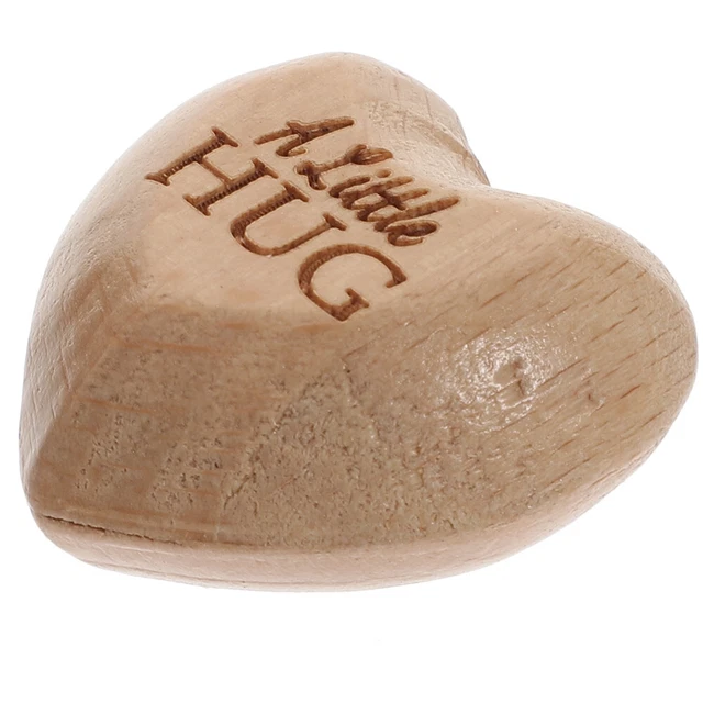 Wooden Heart Shaped Ornament Office Block Love Is An Open Door