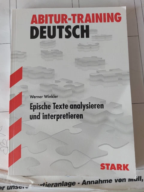 STARK ABITUR-TRAINING - Deutsch Epische Texte analysieren und