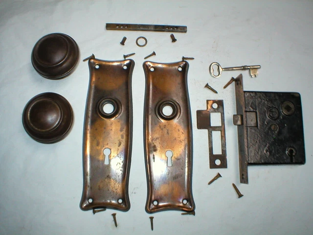 Antique Victorian Era Door Hardware