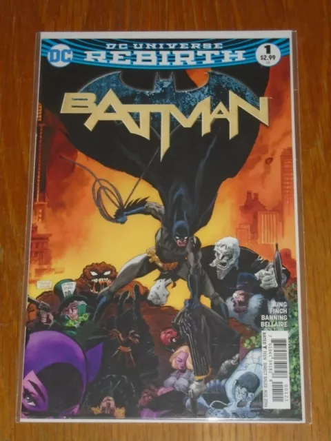 Batman #1 Dc Universe Rebirth Variant September 2016 Nm+ (9.6 Or Better)