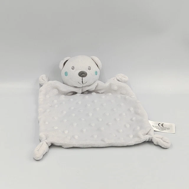 Doudou plat ours blanc gaufré SIMBA TOYS - 29727