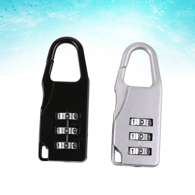 6 Pcs Serrure À Combinaison Pour Sac Verrouiller Numéro D'appel