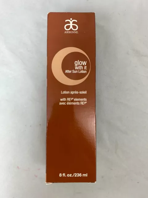Arbonne Glow with it After Sun Moisturiser 236ml New Sealed Boxed Rare Skincare