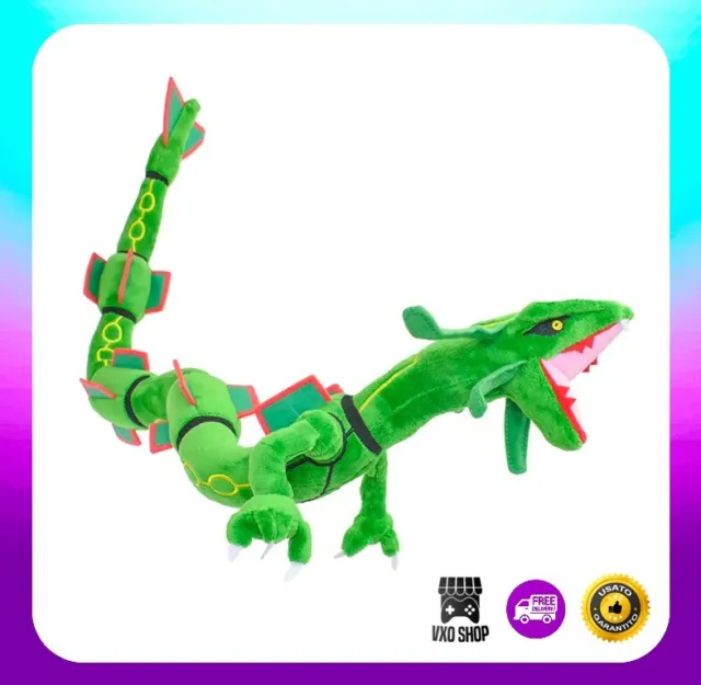 Pokemon Peluche Rayquaza 75X25X7,5Cm Bellissimo Per Bambini No Charizard Pikachu