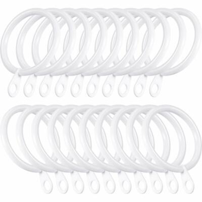 Metal Curtain Rings Hanging Hooks for Curtains Rods Pole Voile Heavy duty Rings