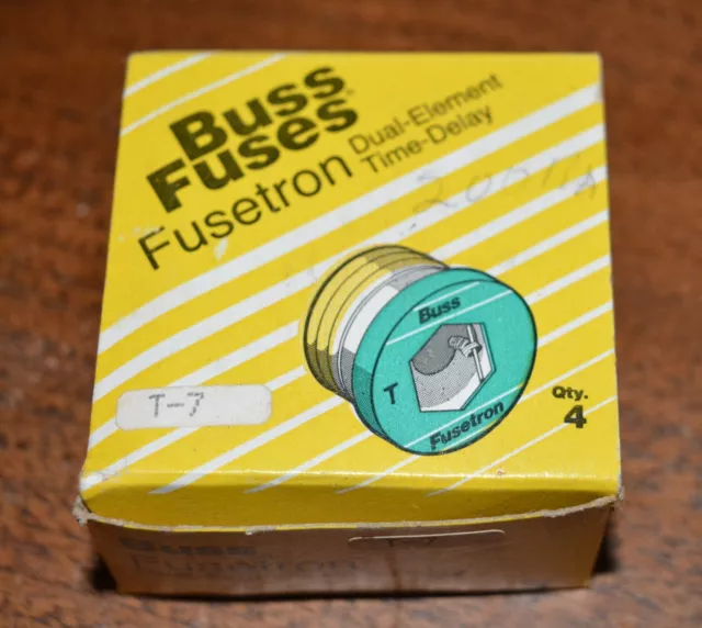 BUSS FUSES Fusetron Dual-Element Time Delay T-7 NEW 7 amp