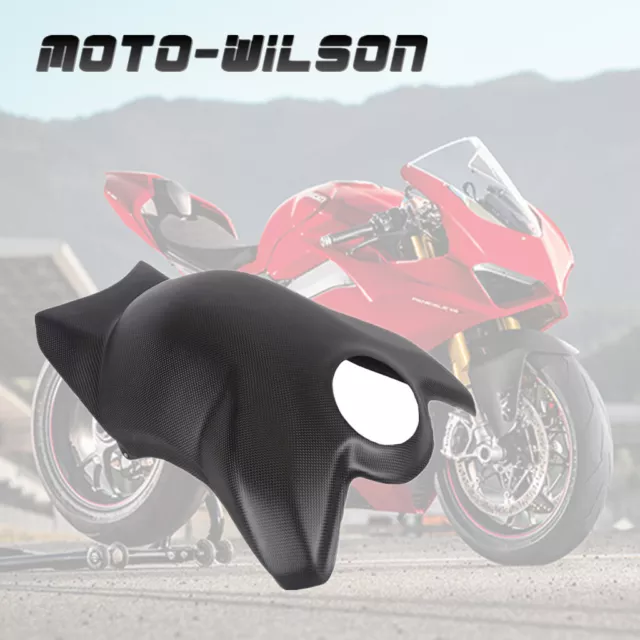 For Ducati Panigale V4 V4S V4R Carbon Fiber Tank Cover Fairing Protector Matte