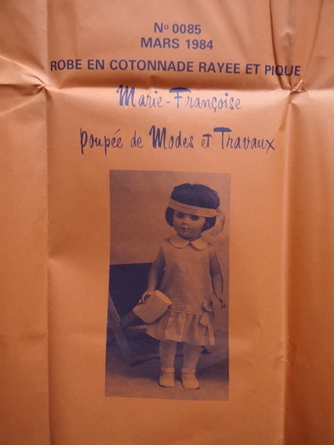 Patron De Couture Modes Et Travaux Pour Poupée Michel - Janvier 1983