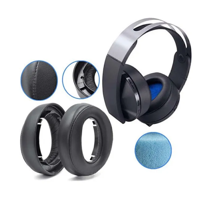 Protein Leather Soft Ear Pads for Sony PlayStation PS4 Platinum Wireless Headset