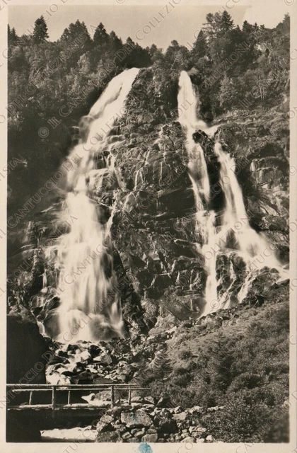 1946 GRUPPO ADAMELLO PRESANELLA Cascata Nardis Trento Cartolina 