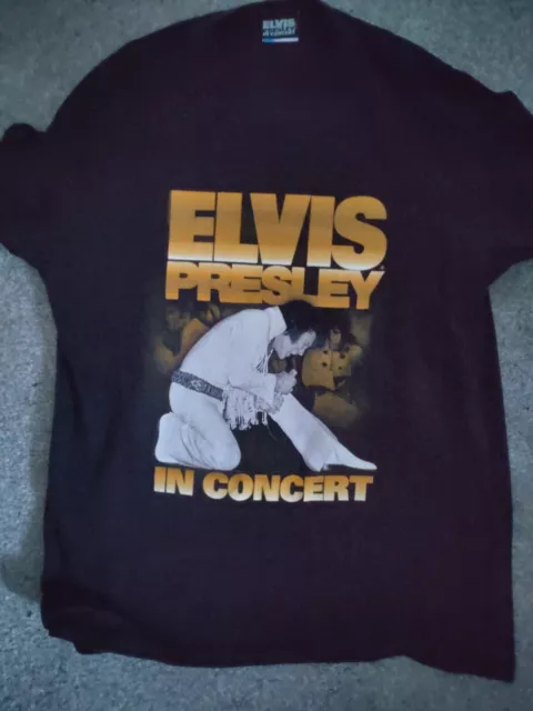 Elvis Presley In Concert 2010 T-shirt Size M