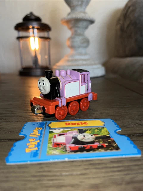 ROSIE! THOMAS FRIENDS Train PINK TRAIN COLLECTOR CARD! 2006 DIECAST TAKE ALONG