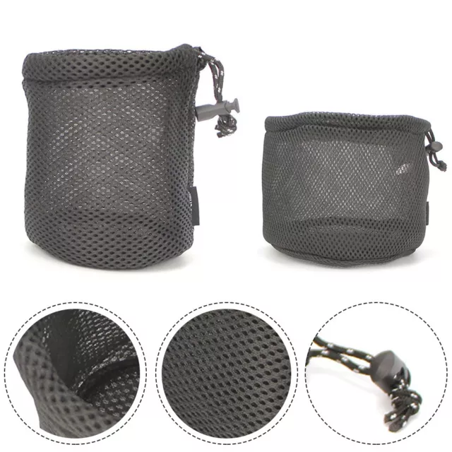 Heavy duty Outdoor Mesh Bag for Camping Suitable for 500ml and 900ml items