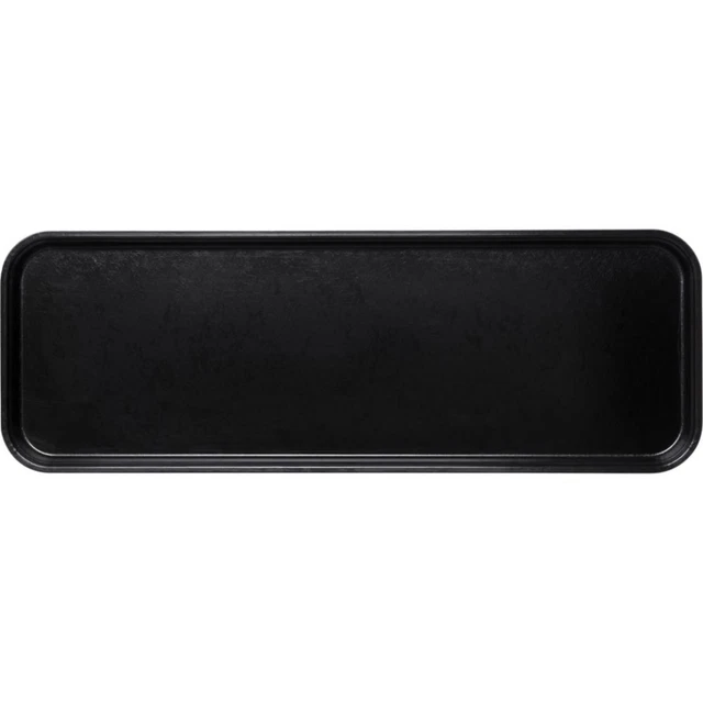 Carlisle 269FMT309 25-1/2" x 8-3/4" Ebony Fiberglass Tray