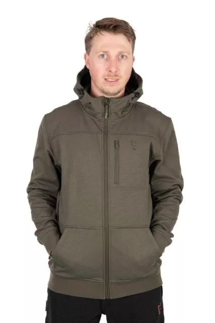 Fox Collection Soft Shell Jacket Green & Black / Carp Fishing Clothing