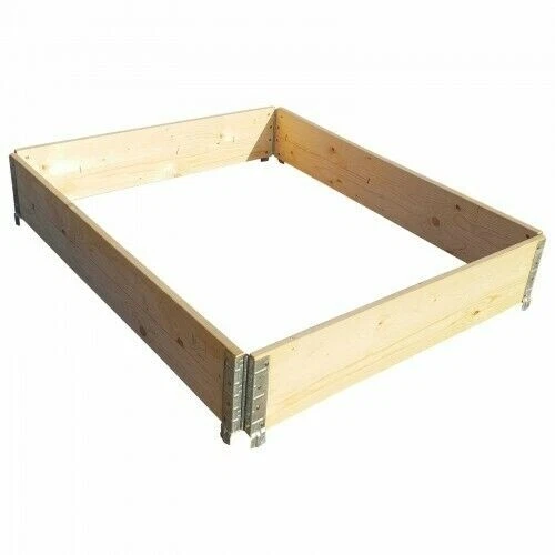 Palettenrahmen Aufsatzrahmen 120x80cm - Für Europaletten Als Hochbeet Oder Lagerung
