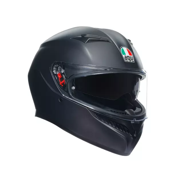 Casque Intégral Moto AGV K3 Noir Mat Taille M Black Matt Helmet Casque