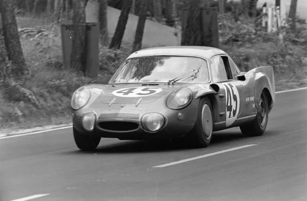 Mauro Bianchi & Jean Vinatier jr Alpine A210 Renault Le Mans 1967 Old Photo 8