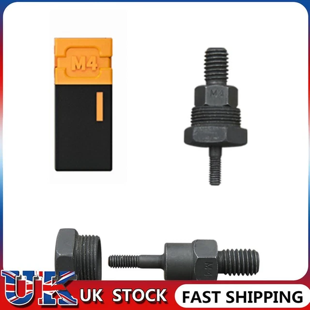 Rivets Nuts Insert Flat Head Threaded for Hand Riveter Gun Tools (M4) .