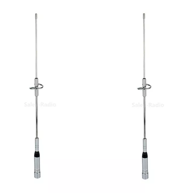 2 pz Nagoya NL-770S 144/430 MHz VHF/UHF antenna ad alto guadagno dual band per radio prosciutto