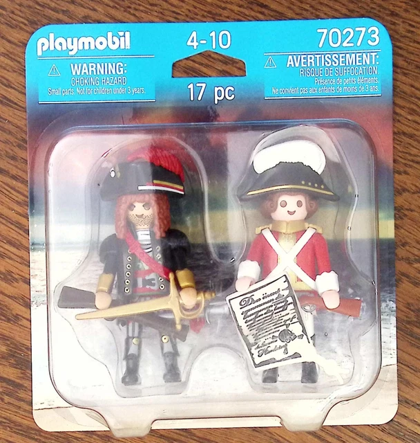PLAYMOBIL DUO CAPITAINE Pirate et soldat n°70273 EUR 10,00 - PicClick FR