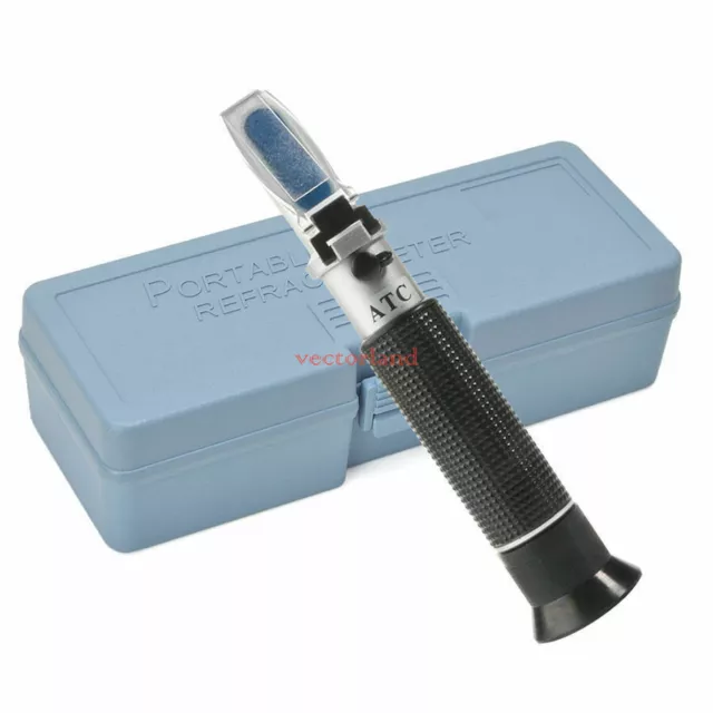 Professional Handheld Alcohol 0-80% Test Refractometer Liquor Tester Meter UK