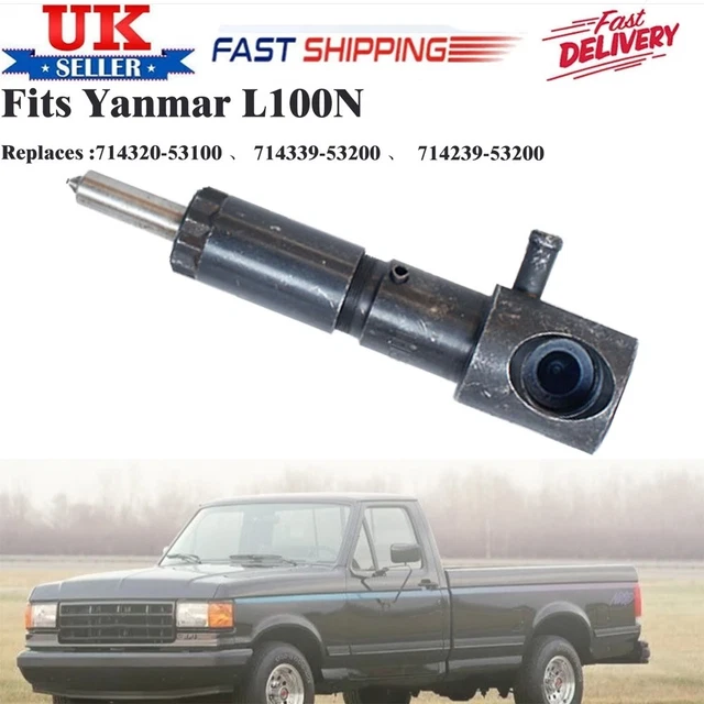 FUEL INJECTOR ASSEMBLY Assy for Yanmar L100N Replaces 714339-53200 ...