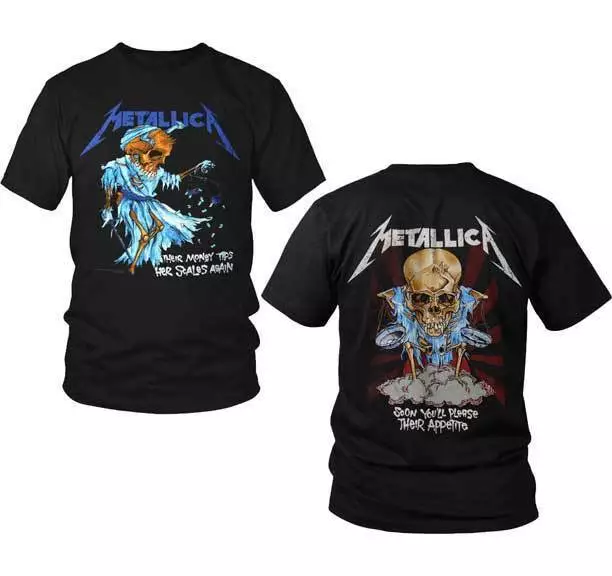 Metallica Doris Heavy Metal Music Rock Band Guitar Skull Mens Shirt 50040116