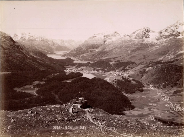 Tirage Albuminé Original - India, Kasauli, British Garnison - 1887 - 22,5x28,5 Cm