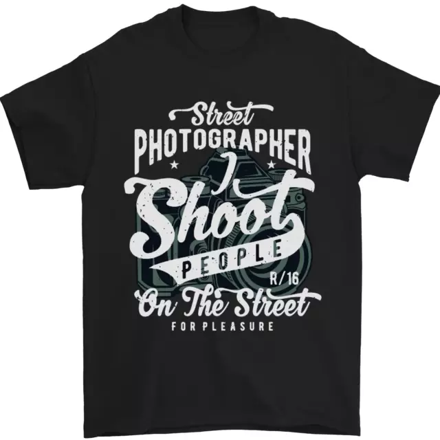 Street Photographer Photography Funny Mens T-Shirt 100% Cotton
