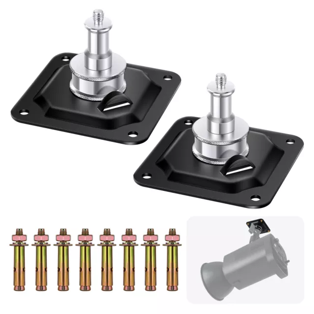 NEEWER 2 Packs Ceiling Mount,Wall and Ceiling Mount Adapter&5/8''Stud&1/4''Screw