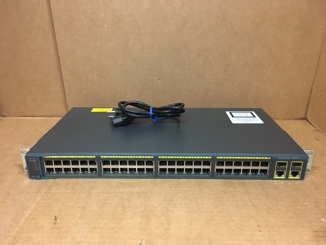 CISCO CATALYST 2960 WS-C2960-48TC-L 48-Port Managed Ethernet Switch £60 ...