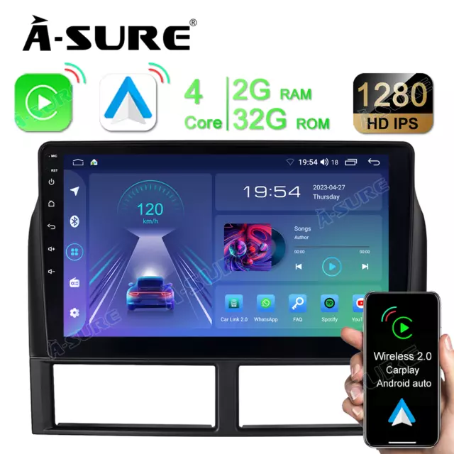 Android 12 AutoRadio CarPlay BT GPS Navi für Jeep Grand Cherokee WJ/WG 1999-2004